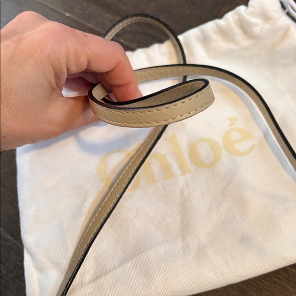 Chloe Marcie Bag - Nano Size in Beige, gold hardware with dusty. EUC leather - Picture 10 of 16